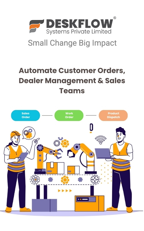 Desk flow crm for manufacturing business