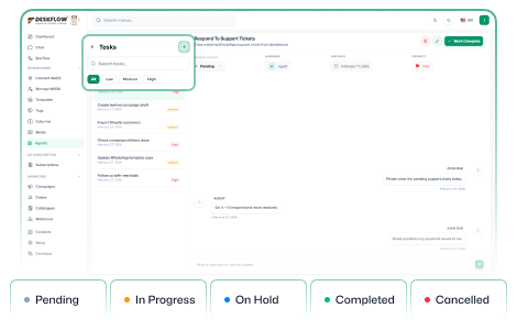 Agent Task Management