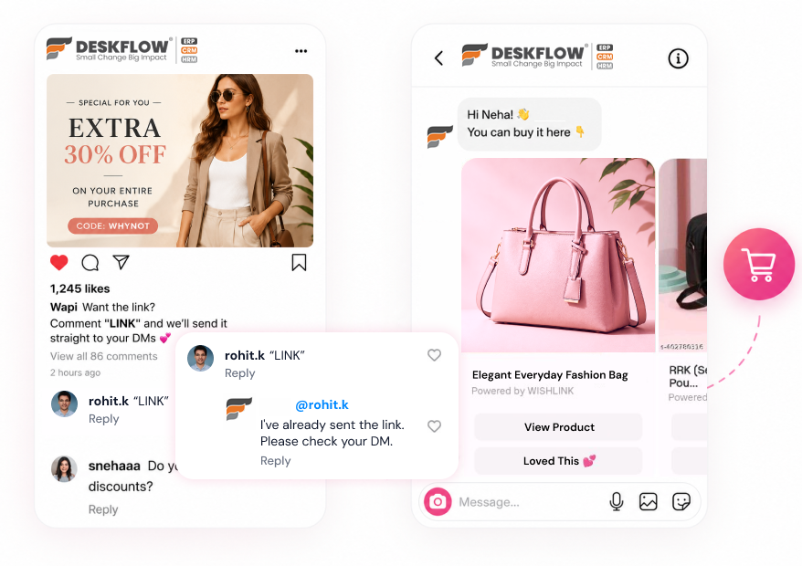 Turn Instagram Comments into Direct DM Sales