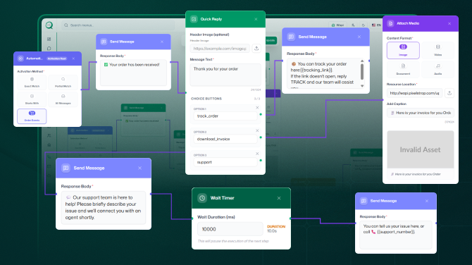 Automate Conversations Visually Without Any Code