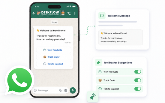 WhatsApp Welcome Experience