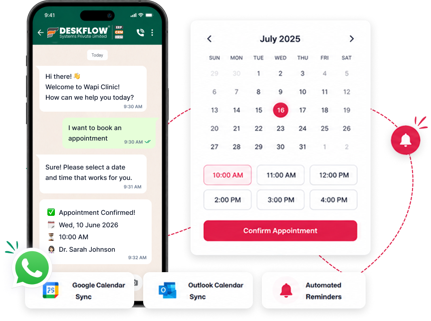 Automate Appointments and Timelines on WhatsApp Flows